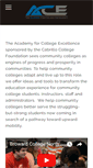Mobile Screenshot of academyforcollegeexcellence.org